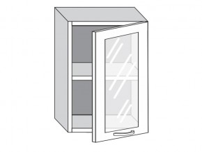 1.50.3 Шкаф настенный (h=720) на 500мм с 1-ой стекл. дверцей в Верхнем Уфалее - verhnij-ufalej.magazinmebel.ru | фото