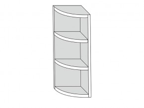 19.30.0р Полка угловая (h=913) радиусная  ЛДСП УНИ в Верхнем Уфалее - verhnij-ufalej.magazinmebel.ru | фото