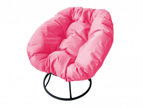 Кресло Пончик без ротанга розовая подушка в Верхнем Уфалее - verhnij-ufalej.magazinmebel.ru | фото