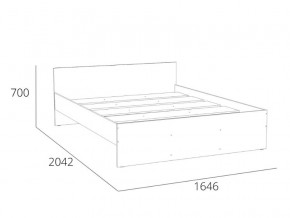 Кровать 1600 НМ 011.53 Симпл Белый Фасадный в Верхнем Уфалее - verhnij-ufalej.magazinmebel.ru | фото - изображение 4