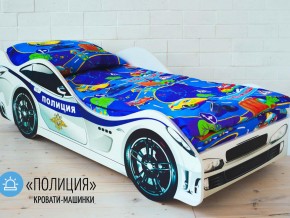 Кровать детская машина Полиции в Верхнем Уфалее - verhnij-ufalej.magazinmebel.ru | фото