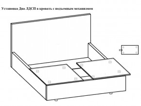 Кровать Флоренция норма 180 с механизмом подъема, дно ЛДСП в Верхнем Уфалее - verhnij-ufalej.magazinmebel.ru | фото - изображение 3