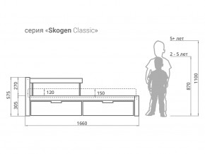 Кровать Svogen classic с ящиками и бортиком дерево-белый в Верхнем Уфалее - verhnij-ufalej.magazinmebel.ru | фото - изображение 2