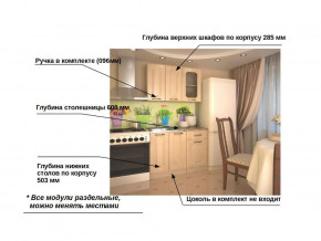 Кухонный гарнитур 2 Грецкий орех 1000 в Верхнем Уфалее - verhnij-ufalej.magazinmebel.ru | фото - изображение 2