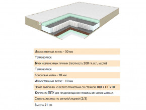 Матрас Тиссая 120х200 в Верхнем Уфалее - verhnij-ufalej.magazinmebel.ru | фото - изображение 2